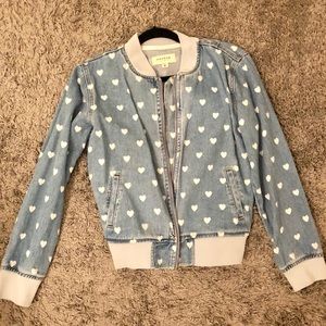 PacSun Jean Bomber Jacket